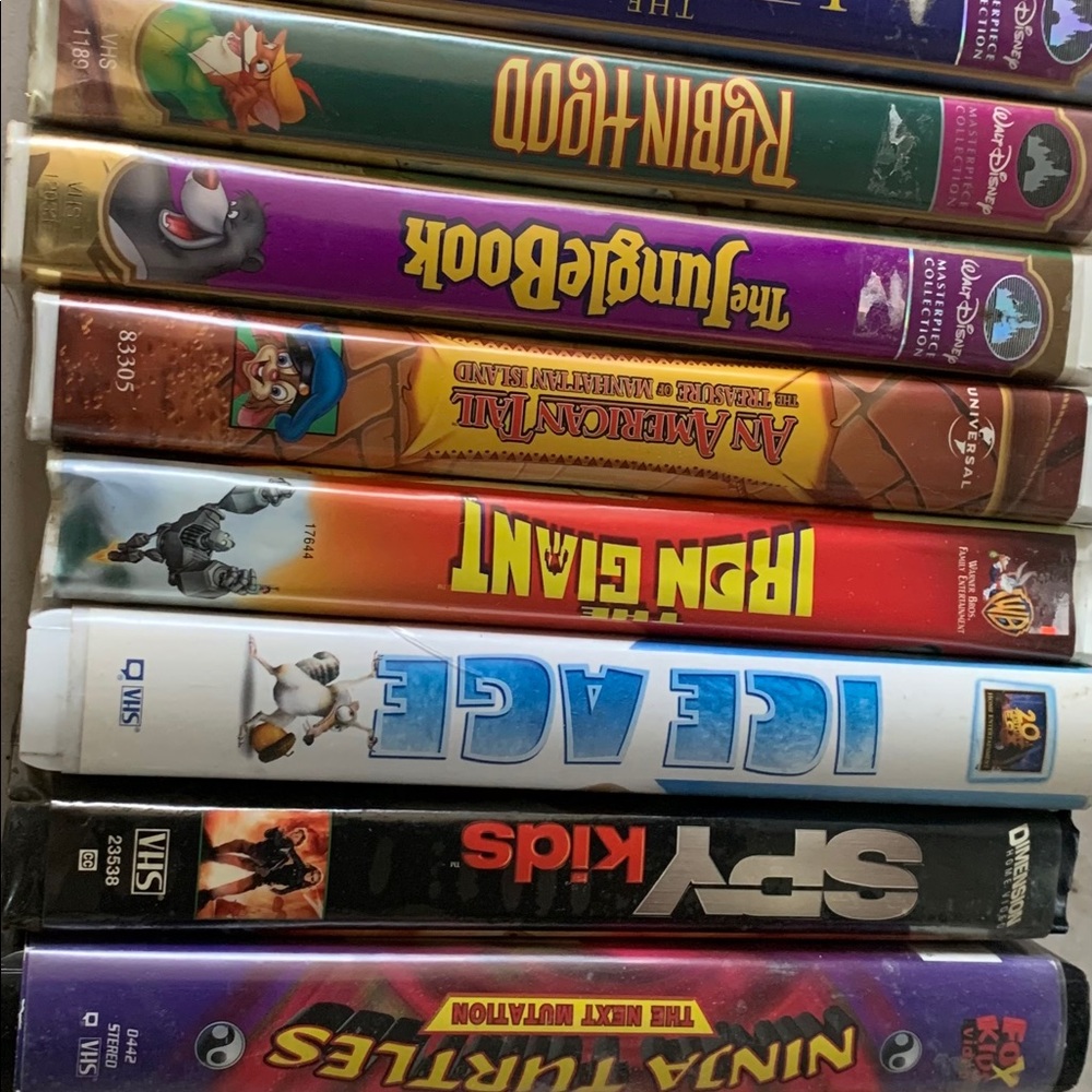 VHS movies